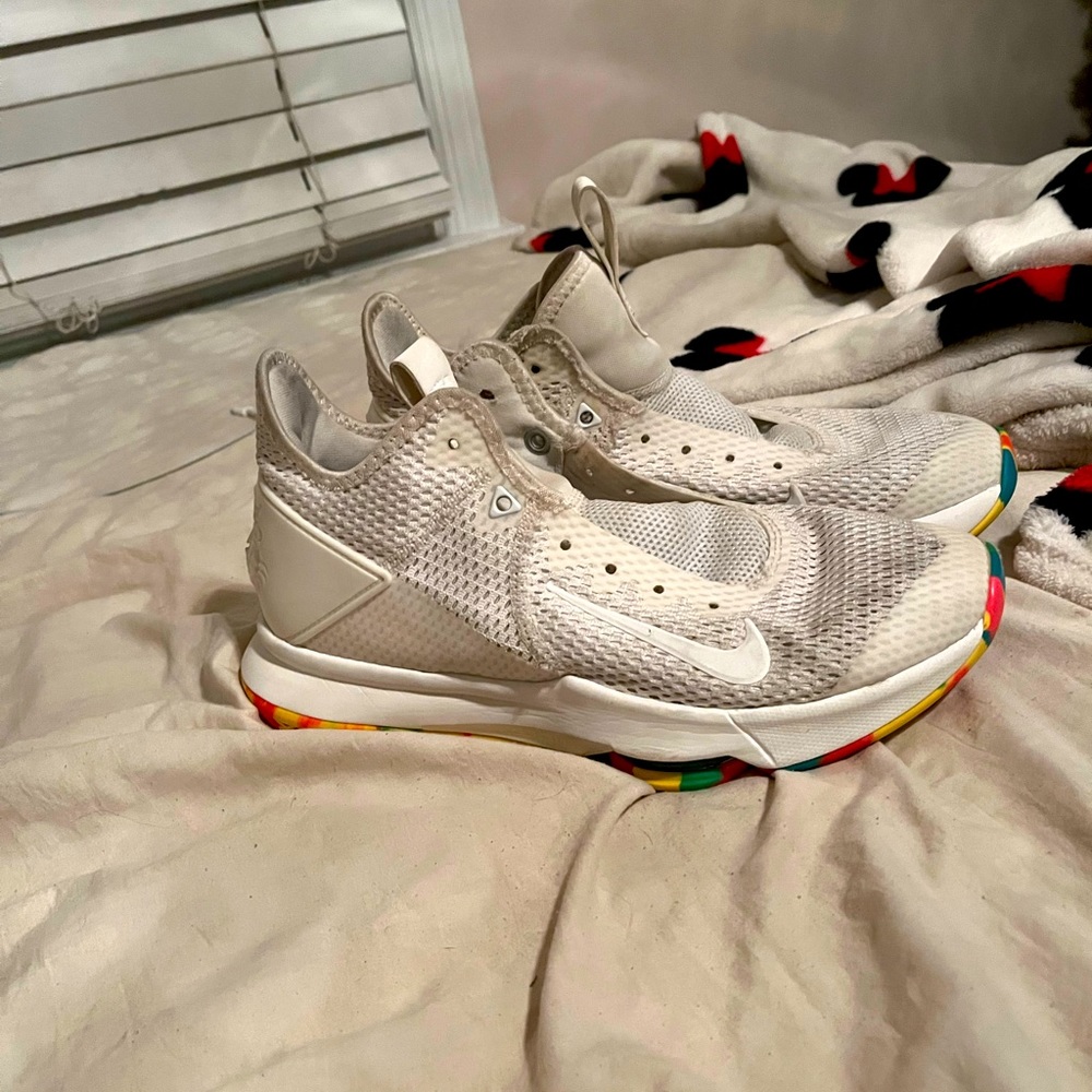 Lebron multi color sneakers